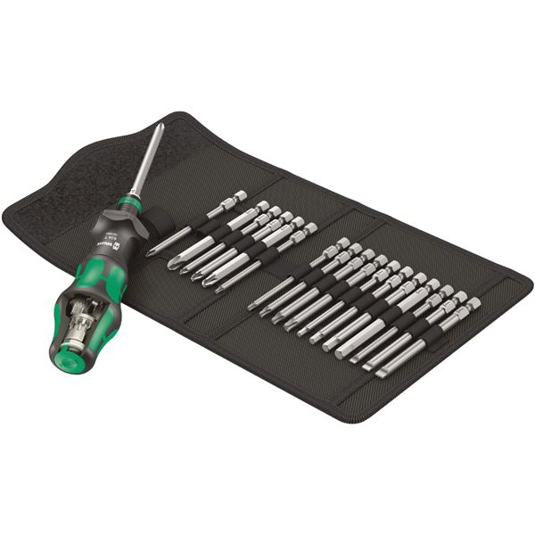 直送・代引不可 WERA ヴェラ 19点組 差込6.35mm ターボギア ドライバーセット 057482 工具 ツール DIY 作業工具 道具 別商品の同時注文不可