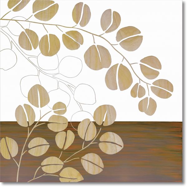 直送・代引不可 ユーパワー ウッドスカルプチャーアート 60&times;60cm 「ユーカリ」WH+NP 別商品の同時注文不可｜測定器・工具のイーデンキ
