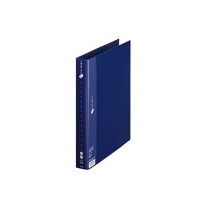 直送・代引不可 （まとめ）プラス 2リングファイルFC-101RW A4SW 35mmネイビ【×10セット】 別商品の同時注文不可