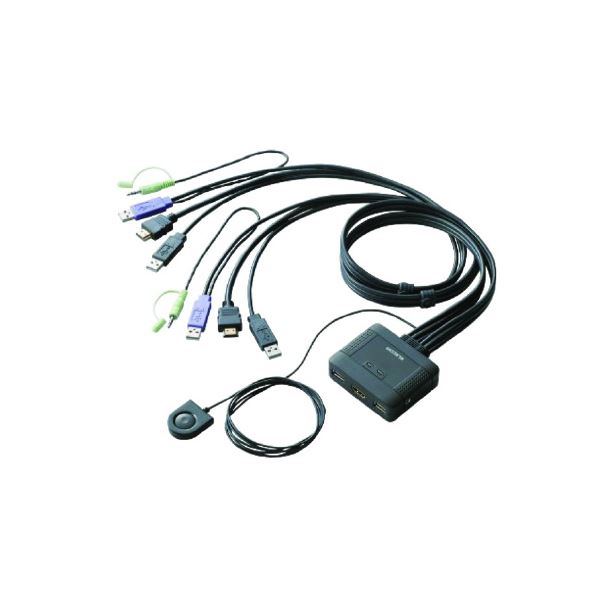 直送・代引不可 エレコム パソコン切替器 HDMI対応 KVM-HDHDU2 別商品の同時注文不可