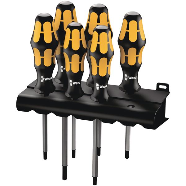 直送・代引不可 WERA ヴェラ 6点組 チゼル トルクスドライバーセット TX15・20・25・27・30・40 024410 工具 ツール DIY 作業工具 道具 別商品の同時注文不可