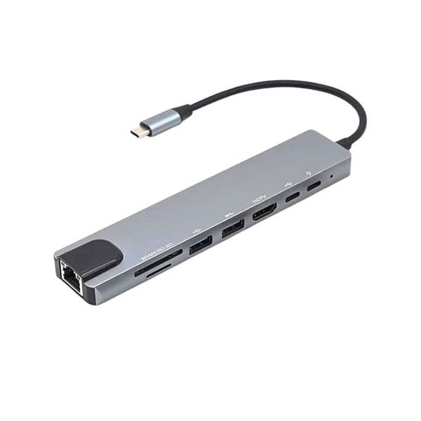直送・代引不可 日本トラストテクノロジー MY DOCK STATION 8-IN-1(HDMI / RJ45 / microSD/ SD ほか) JTMD-8IN1 別商品の同時注文不可
