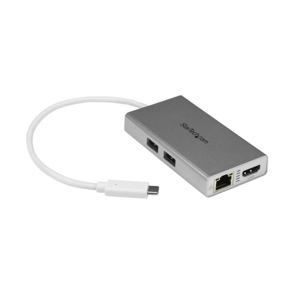 直送・代引不可 StarTech.com USB Type-C接続ノートパソコン用マルチポートアダプタ DKT30CHPDW 1台 別商品の同時注文不可