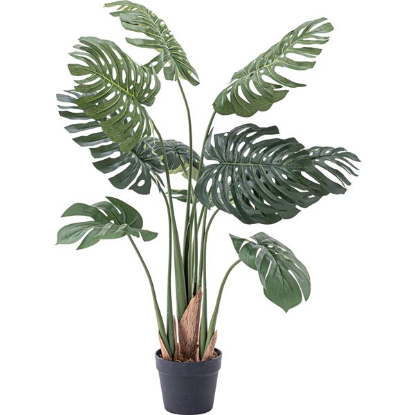 直送・代引不可 フェイクグリーン 観葉植物 モンステラ 約幅56×奥行56×高さ100cm リビング 店舗 ショップ インテリア雑貨 別商品の同時注文不可