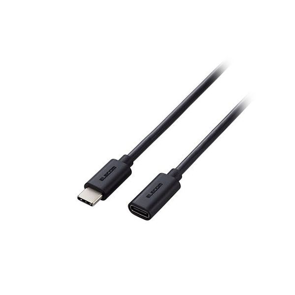 直送・代引不可 【5本セット】 エレコム USB2.0延長ケーブル C-Cメスタイプ USB PD対応 ノーマル 1.0m ブラック MPA-ECC10BKX5 別商品の同時注文不可