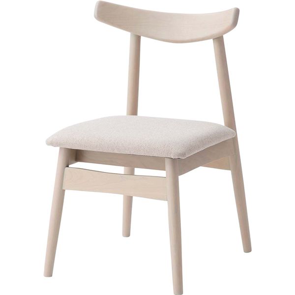 直送・代引不可 ダイニングチェア ベージュ （約W49&times;D53&times;H80&times;SH44cm） 完成品 別商品の同時注文不可｜測定器・工具のイーデンキ