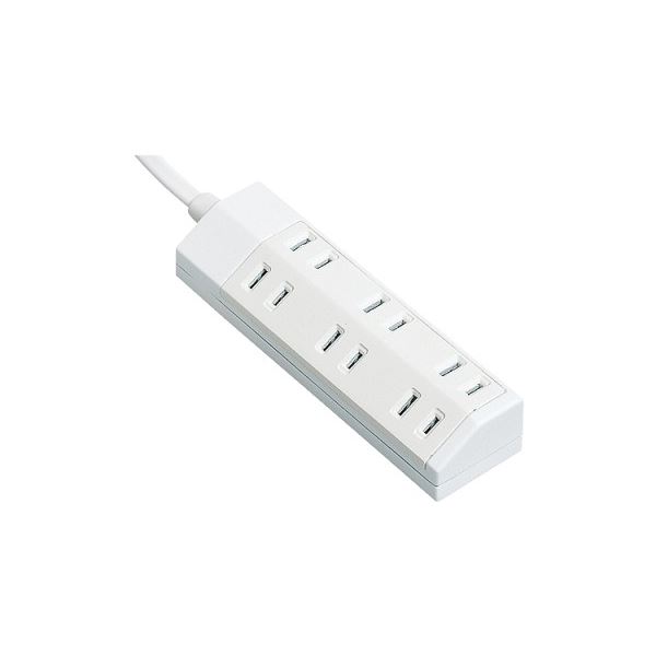 直送・代引不可 （まとめ） パナソニックザ・タップマルチ 2P・6個口 ホワイト 3.0m WHA2936WKP 1個 【×3セット】 別商品の同時注文不可