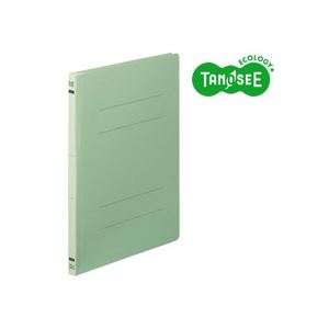 直送・代引不可（まとめ）TANOSEE フラットファイル バインダー 2穴 E A4タテ 150枚収容 グリーン 10冊入×20パック別商品の同時注文不可