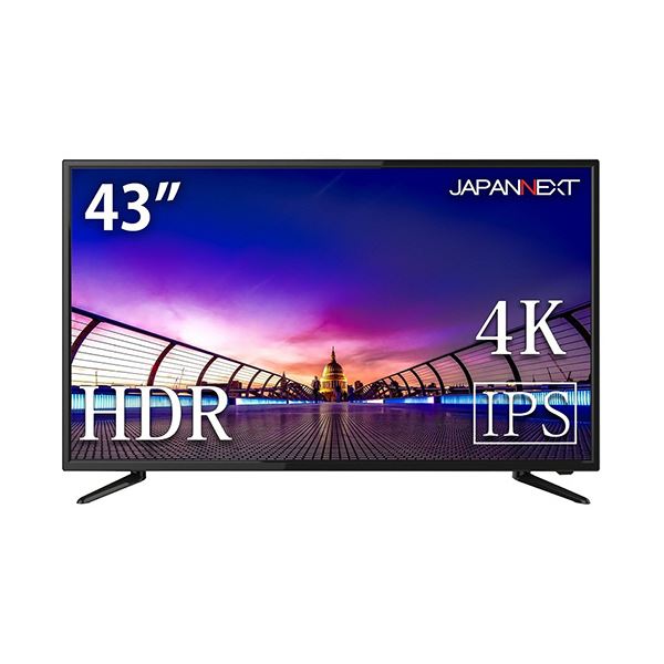 直送・代引不可 ジャパンネクスト 43型ワイドIPSパネル 大型4K液晶モニター JN-IPS4302UHDR 1台 別商品の同時注文不可