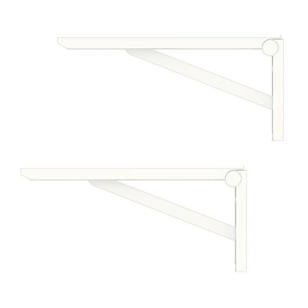 直送・代引不可 サヌキ Coconi オレルノ 折りたたみ棚受 300mm ホワイト（2個入） 【木板別売り】 別商品の同時注文不可
