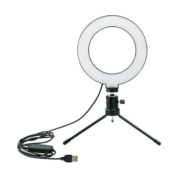直送・代引不可 （まとめ） グリーンハウスセルフィーライト 48LED ブラック GH-CSL48D-BK 1台 【×3セット】 別商品の同時注文不可