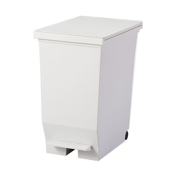 直送・代引不可 アスベル エバン両開きペダルペール 40L ホワイト A630491 1台 別商品の同時注文不可