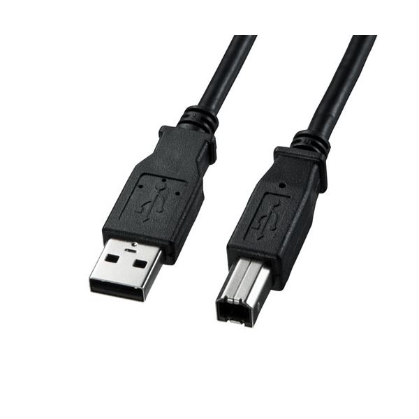 直送・代引不可 【5個セット】 サンワサプライ USB2.0ケーブル 1m PC99規格 KU20-1BKK2X5 別商品の同時注文不可
