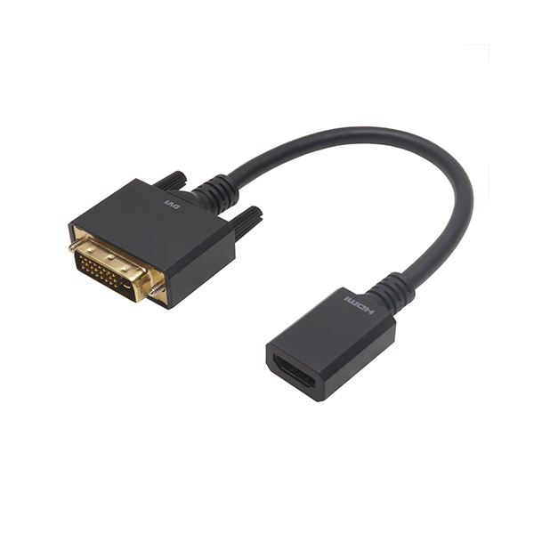 直送・代引不可 【5セット】 ホーリック HDMI-DVI変換アダプタ 15cm HDMIメス-DVIオス HAFDV-700BBX5 別商品の同時注文不可