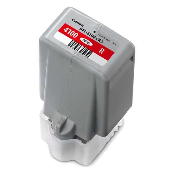 直送・代引不可 CANON キヤノン 6785C004 インクタンク PFI-4100R レッド 【純正品】 別商品の同時注文不可