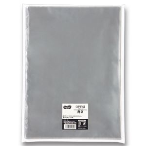 直送・代引不可（まとめ） TANOSEE OPP袋 フラット 角2 240×332m 1パック（100枚） 【×5セット】別商品の同時注文不可