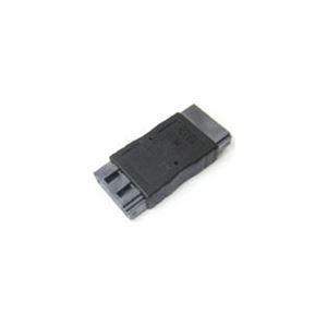 直送・代引不可　（まとめ）変換名人 中継アダプタ（LOCK付き） SATA-BB【×10セット】　別商品の同時注文不可