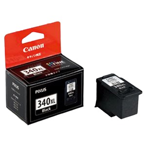 直送・代引不可　（業務用セット） キヤノン Canon インクジェットカートリッジ BC-340XL ブラック大容量 1個入 【×2セット】　別商品の同時注文不可