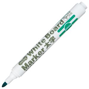 直送・代引不可（まとめ） TANOSEE ホワイトボードマーカー 太字丸芯 緑 1本 【×100セット】別商品の同時注文不可