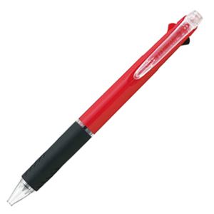 直送・代引不可 （まとめ） 三菱鉛筆 3色ボールペン ジェットストリーム 0.5mm （軸色 赤） SXE340005.15 1本 【×15セット】 別商品の同時注文不可