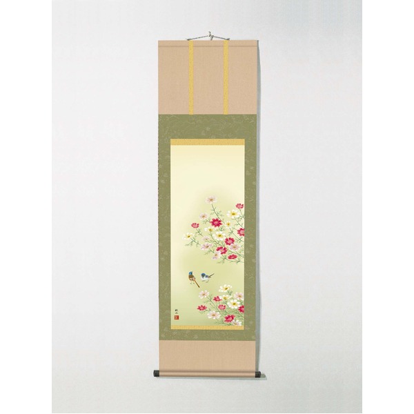 楽天市場】掛け軸 月下白鷺図 (葛谷聖山) 送料無料 【掛軸】【一間床