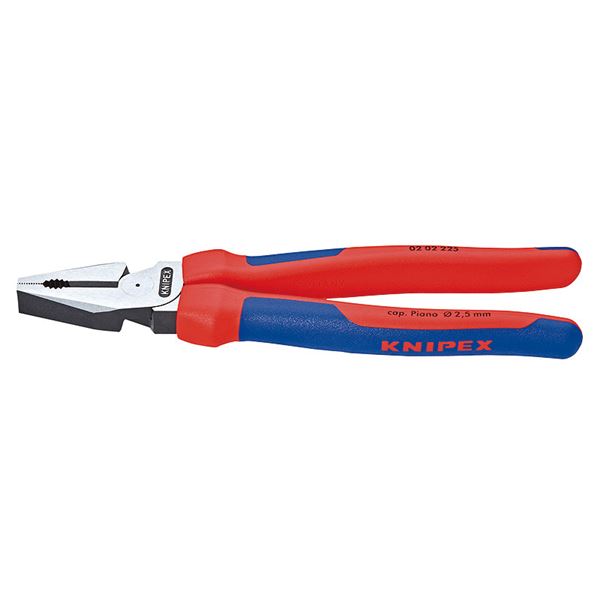直送・代引不可 KNIPEX クニペックス 0202-225 強力型 ペンチ SB 工具 ツール DIY 作業工具 道具 別商品の同時注文不可