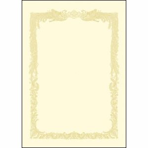 直送・代引不可 （まとめ） OA賞状用紙 クリーム賞状用紙・横書き 10-1158 100枚入 【×2セット】 別商品の同時注文不可