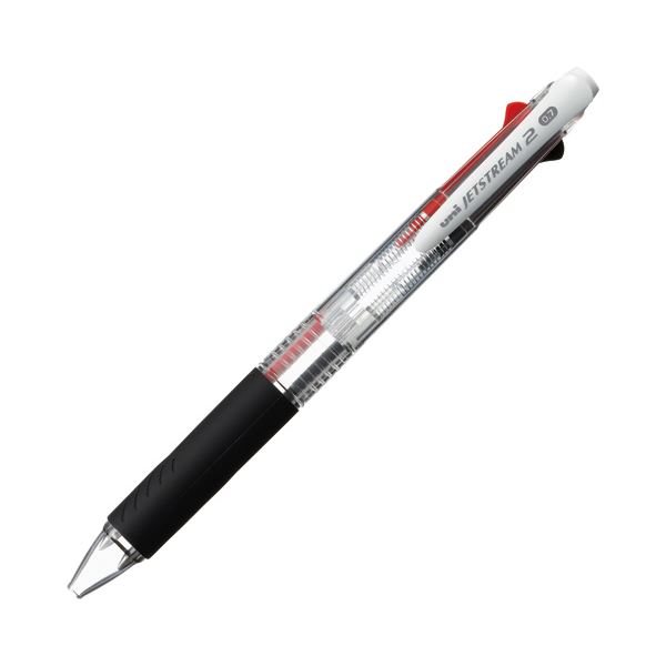 直送・代引不可 (まとめ) 三菱鉛筆 ジェットストリーム 2色ボールペン 0.7mm (軸色 透明) SXE230007.T 1本 【×20セット】 別商品の同時注文不可