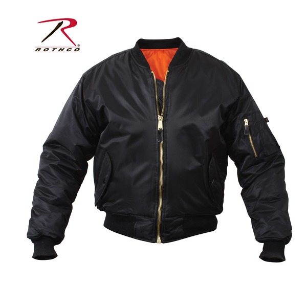 直送・代引不可ROTHCO(ロスコ) MA-1フライトジャケット ROGT7324 ブラック S別商品の同時注文不可