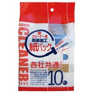 直送・代引不可（まとめ） サンテックオプト そうじ機用紙パック 各社共通タイプ 防臭加工 STD-10K 1パック（10枚） 【×10セット】別商品の同時注文不可 5,756円