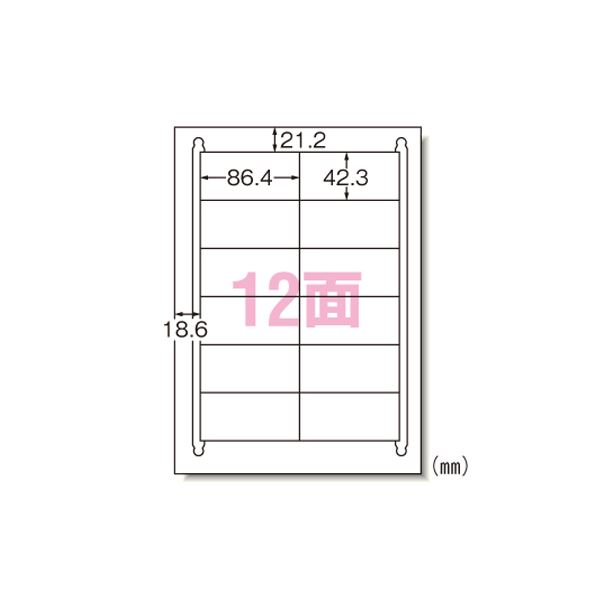 直送・代引不可 （まとめ） エーワン ラベルシール〈インクジェット〉 マット紙（A4判） 100枚入 28920 【×2セット】 別商品の同時注文不可