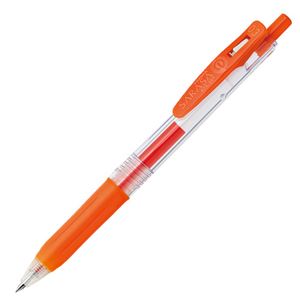 直送・代引不可 (まとめ) ゼブラ ゲルインクボールペン サラサクリップ 0.3mm レッドオレンジ JJH15-ROR 1本 【×60セット】 別商品の同時注文不可