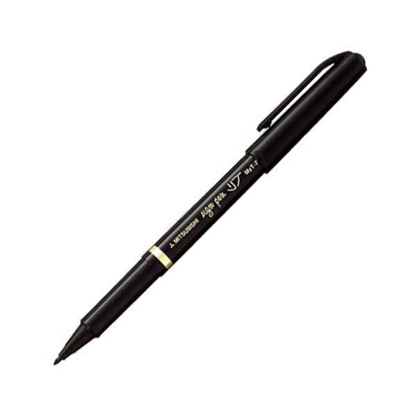 直送・代引不可 （まとめ） 三菱鉛筆 水性サインペン リブ細字 0.7mm 黒 MYT7.24 1本 【×60セット】 別商品の同時注文不可