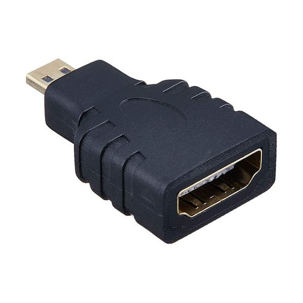 直送・代引不可　(まとめ)変換名人 HDMI(メス)→micro HDMI(オス) HDMIB-MCHDAG【×5セット】　別商品の同時注文不可