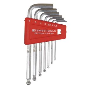 直送・代引不可 PB SWISS TOOLS 212H-6CN ボール付 六角棒レンチ セット 工具 ツール DIY 作業工具 道具 レンチ 別商品の同時注文不可