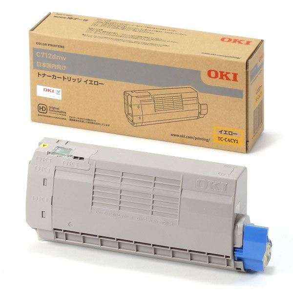 直送・代引不可 （まとめ） 【純正品】 OKI TC-C4CY1 トナーカートリッジ イエロー 【&times;3セット】 別商品の同時注文不可｜測定器・工具のイーデンキ 36,472円