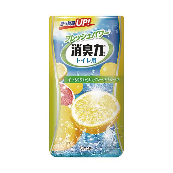 直送・代引不可 (まとめ) エステー トイレの消臭力 グレープフルーツ 400ml 1セット(3個) 【×5セット】 別商品の同時注文不可
