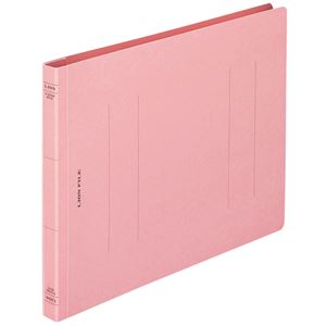 直送・代引不可 (まとめ) ライオン事務器 フラットファイル(環境) 樹脂押え具 B5ヨコ 150枚収容 背幅18mm ピンク A-526KB5E 1セット(10冊) 【×5セット】 別商品の同時注文不可