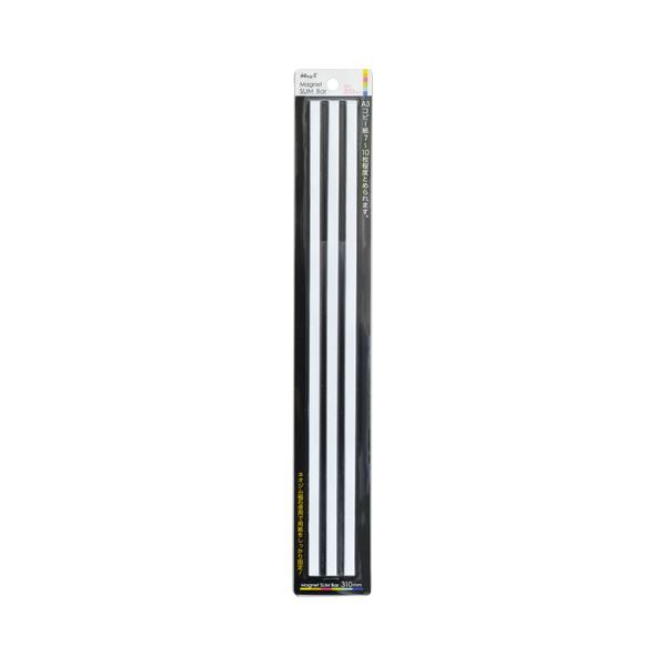 直送・代引不可 (まとめ）マグエックス マグネットスリムバー MSLB-310-3P-W 白【×10セット】 別商品の同時注文不可