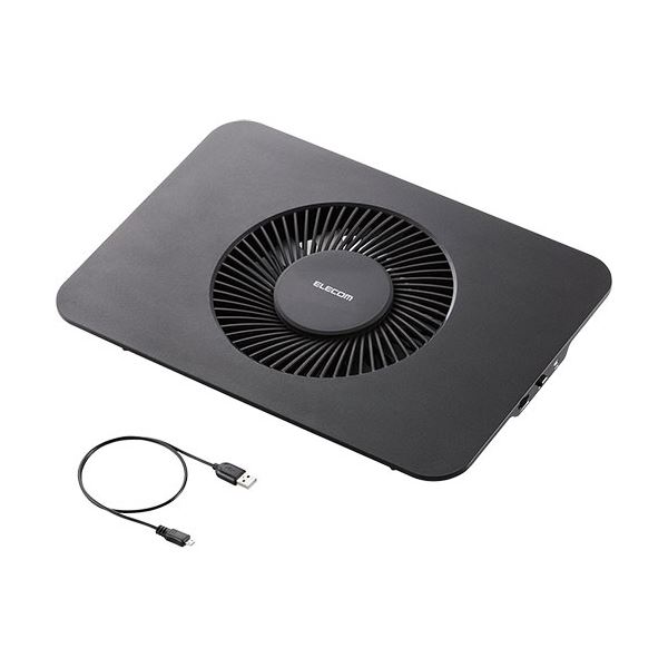 直送・代引不可（まとめ）エレコムノートPC用クーラー(静音・強冷タイプ) 12.1~14インチ対応 SX-CL21BK 1台【×2セット】別商品の同時注文不可