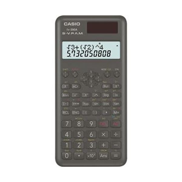 直送・代引不可 （まとめ）カシオ 関数電卓 10桁2行ハードケース付 FX-290A-N 1台【×5セット】 別商品の同時注文不可