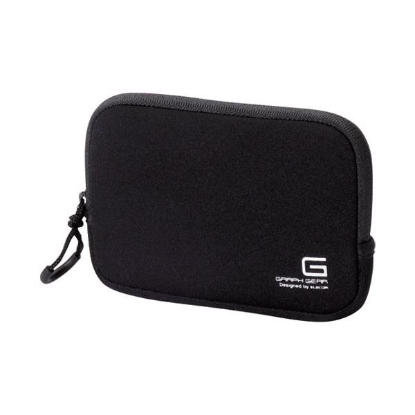 直送・代引不可 (まとめ）エレコム デジタルカメラケースDGB-065BK【×5セット】 別商品の同時注文不可