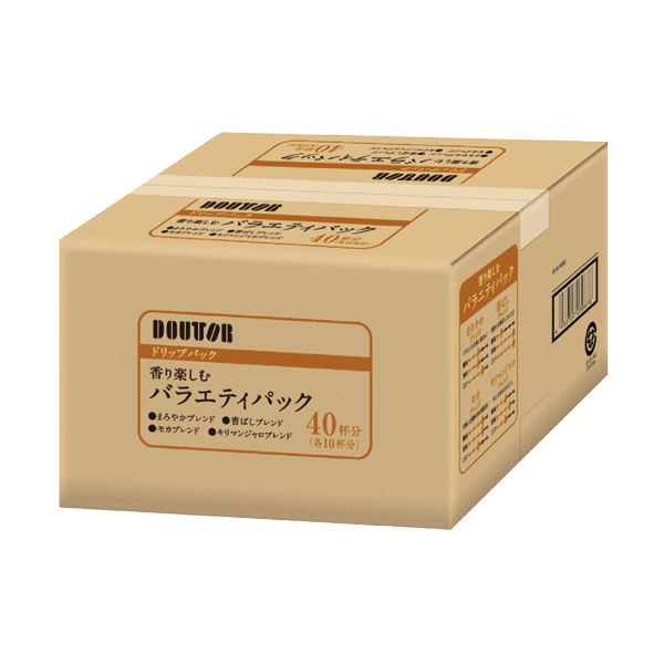 直送・代引不可 （まとめ）ドトールコーヒー ドリップパック香り楽しむバラエティパック 7g 1セット（80袋：40袋×2箱）【×2セット】【代引不可】 別商品の同時注文不可