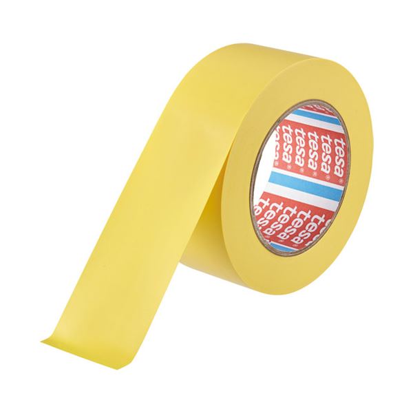 直送・代引不可 （まとめ） テサテープ ラインテープ 50mm×33m 黄 4169【×5セット】 別商品の同時注文不可