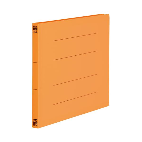 直送・代引不可 （まとめ） プラス PPフラットファイルA4E No.122P OR 1冊【×30セット】 別商品の同時注文不可