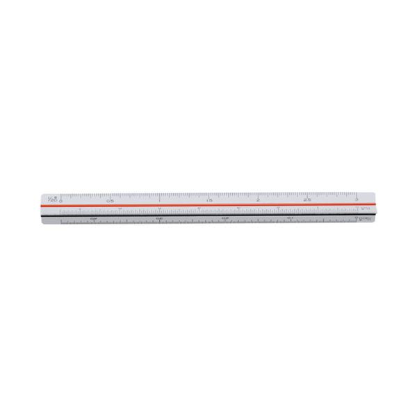 直送・代引不可 (まとめ）内田洋行 三角スケール 建築士用15cm 1-882-0602【×5セット】 別商品の同時注文不可