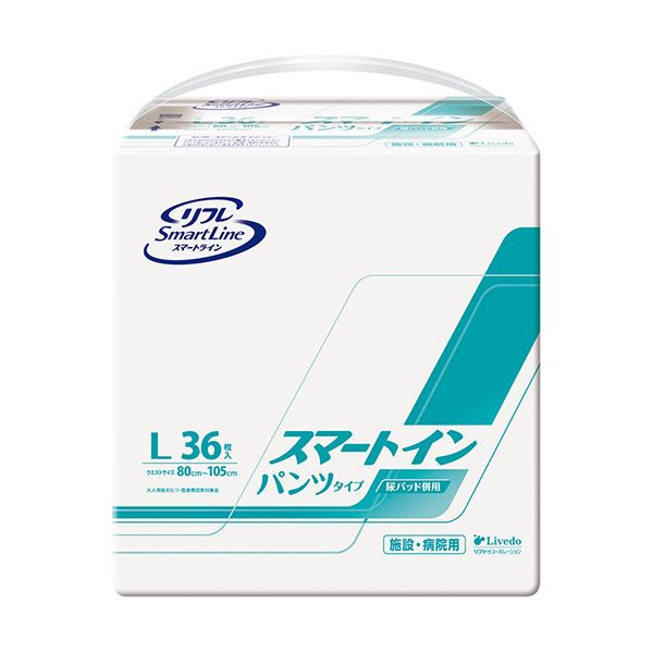 直送・代引不可 リブドゥコーポレーション リフレスマートイン パンツタイプ L 1セット（144枚：36枚×4パック） 別商品の同時注文不可