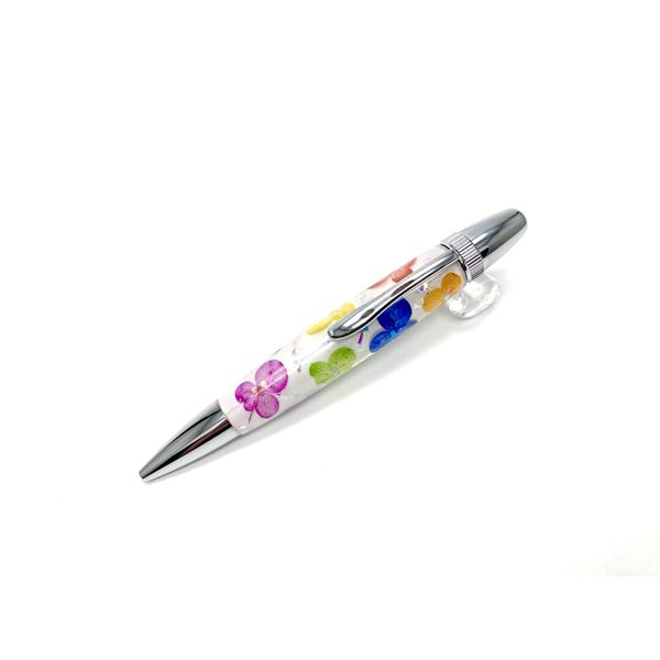 直送・代引不可 花柄 ボールペン/文房具 【紫陽花・五色】 パーカータイプ 芯：0.7mm 日本製 文具 オフィス用品 『Frower Pen』 別商品の同時注文不可 10,515円