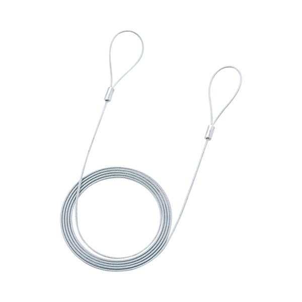 直送・代引不可 (まとめ) サンワサプライ eセキュリティ ワイヤー2.2mm×2.0m SLE-11W-2 1本 【×30セット】 別商品の同時注文不可