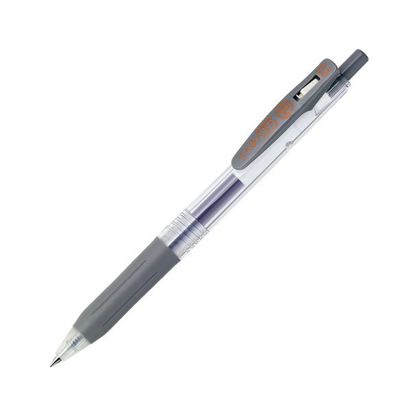 直送・代引不可 (まとめ) ゼブラ ゲルインクボールペン サラサクリップ 0.3mm グレー JJH15-GR 1本 【×100セット】 別商品の同時注文不可